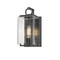 Z-Lite Sana 1 Light Outdoor Wall Sconce, Black And Seedy 592S-BK - alternate 1